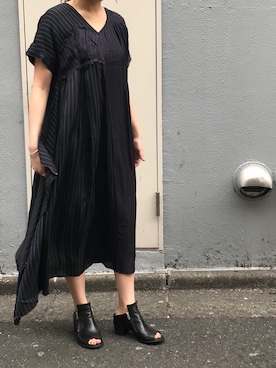 「B2nd」｜「アイテム（ワンピース/ドレス）」を使った、Ito Tomomiさん（レディース・160cm）の春コーディネート