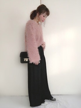 Alice*さん（レディース・156cm）の冬コーディネート