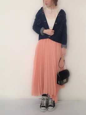 Alice*さん（レディース・156cm）の春コーディネート