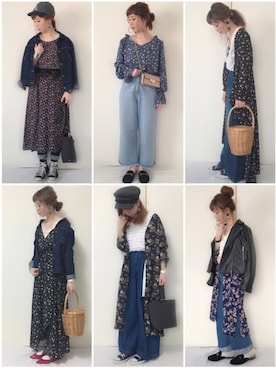 Alice*さん（レディース・156cm）の春コーディネート