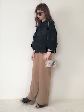 「ドラフトレプシィム」｜Alice*さん（レディース・156cm）の夏コーディネート