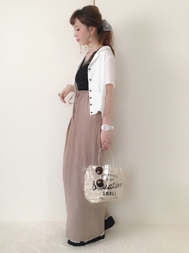 Alice*さん（レディース・156cm）の夏コーディネート