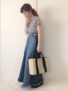 Alice*さん（レディース・156cm）の夏コーディネート