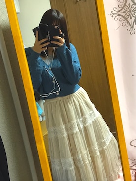 「axes femme（アクシーズファム）のアイテム（タンクトップ）」を使った、希望さん（レディース・162cm）の冬コーディネート
