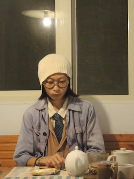 「working style」｜「アイテム（帽子）」を使った、Pato ;stop to updateさん（メンズ・171cm）の秋コーディネート