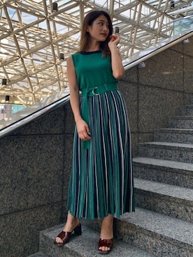 福田 凪沙🌺さん（レディース・157cm）の秋コーディネート