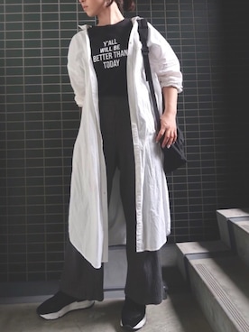 「RUCOLINE（ルコライン）のアイテム」を使った、meeaさん（レディース・160cm）の夏コーディネート