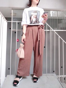 meeaさん（レディース・161cm）の夏コーディネート