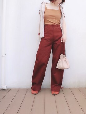 「ellerie（エルリエ）のアイテム」を使った、meeaさん（レディース・161cm）の秋コーディネート