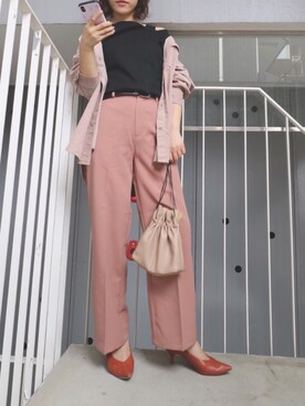 「ellerie（エルリエ）のアイテム」を使った、meeaさん（レディース・161cm）の秋コーディネート