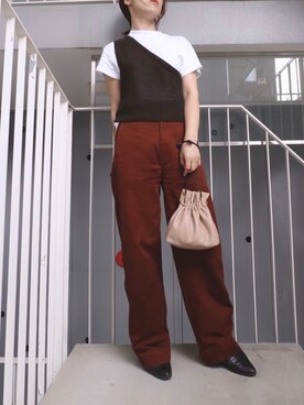 「ellerie（エルリエ）のアイテム」を使った、meeaさん（レディース・161cm）の秋コーディネート