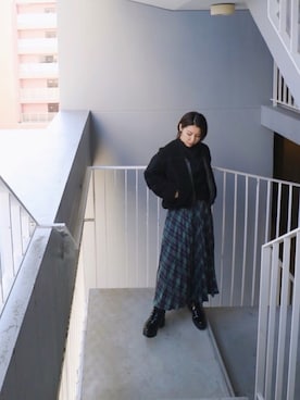 meeaさん（レディース・161cm）の冬コーディネート