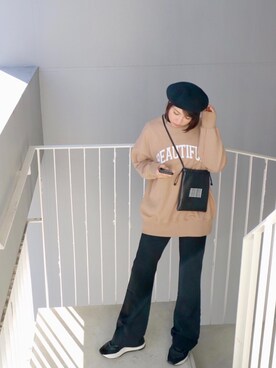 meeaさん（レディース・161cm）の冬コーディネート