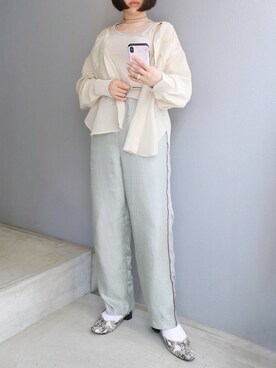 meeaさん（レディース・161cm）の春コーディネート