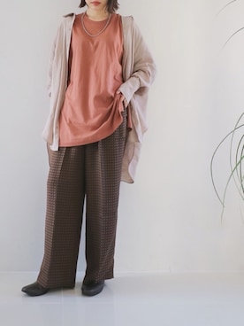 「MIXTO（ミスト）のアイテム」を使った、meeaさん（レディース・161cm）の秋コーディネート