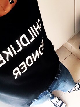 「CONVERSE（コンバース）のconverse（コンバース） ALL STAR OX（オールスターOX）（スニーカー）」を使った、tantanさん（レディース・157cm）の秋コーディネート