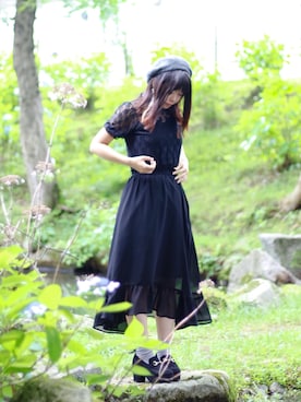「RETOROGIRL」｜shio🌙さん（レディース・164cm）の夏コーディネート