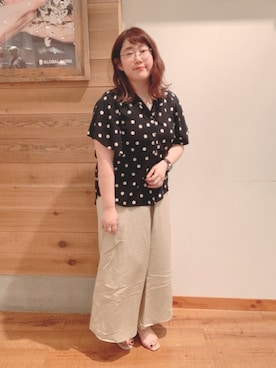 「ぽっちゃり、夏」｜「アイテム（その他）」を使った、たけちゃんさん（レディース・160cm）の夏コーディネート