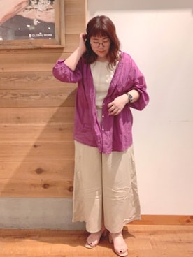 たけちゃんさん(レディース・160cm)の夏コーディネート