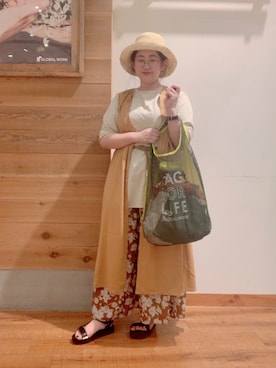 たけちゃんさん(レディース・160cm)の夏コーディネート