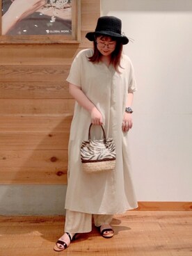 たけちゃんさん（レディース・160cm）の夏コーディネート