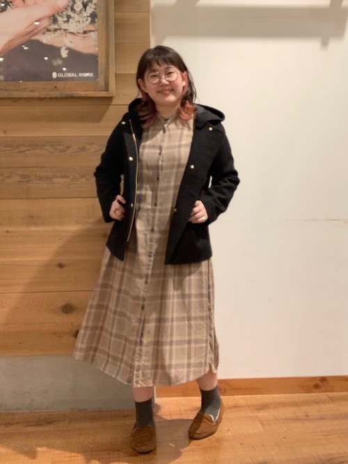 Global Work ユニモちはら台たけちゃんさんのワンピースを使ったコーディネート Zozotown