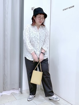 「シルバーシューズ」｜「アイテム（その他）」を使った、たけちゃんさん（レディース・161cm）の春コーディネート