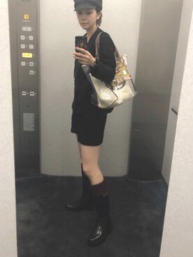 「DHOLIC（ディーホリック）のアイテム（その他トップス）」を使った、mgmymdさん（レディース・163cm）の夏コーディネート