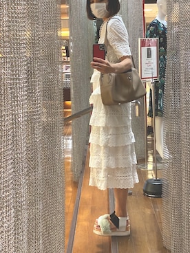 「bluebell（ブルーベル）のアイテム」を使った、mgmymdさん（レディース・163cm）の夏コーディネート