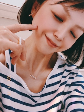 「TASAKI（タサキ）のアイテム」を使った、mgmymdさん（レディース・163cm）の秋コーディネート