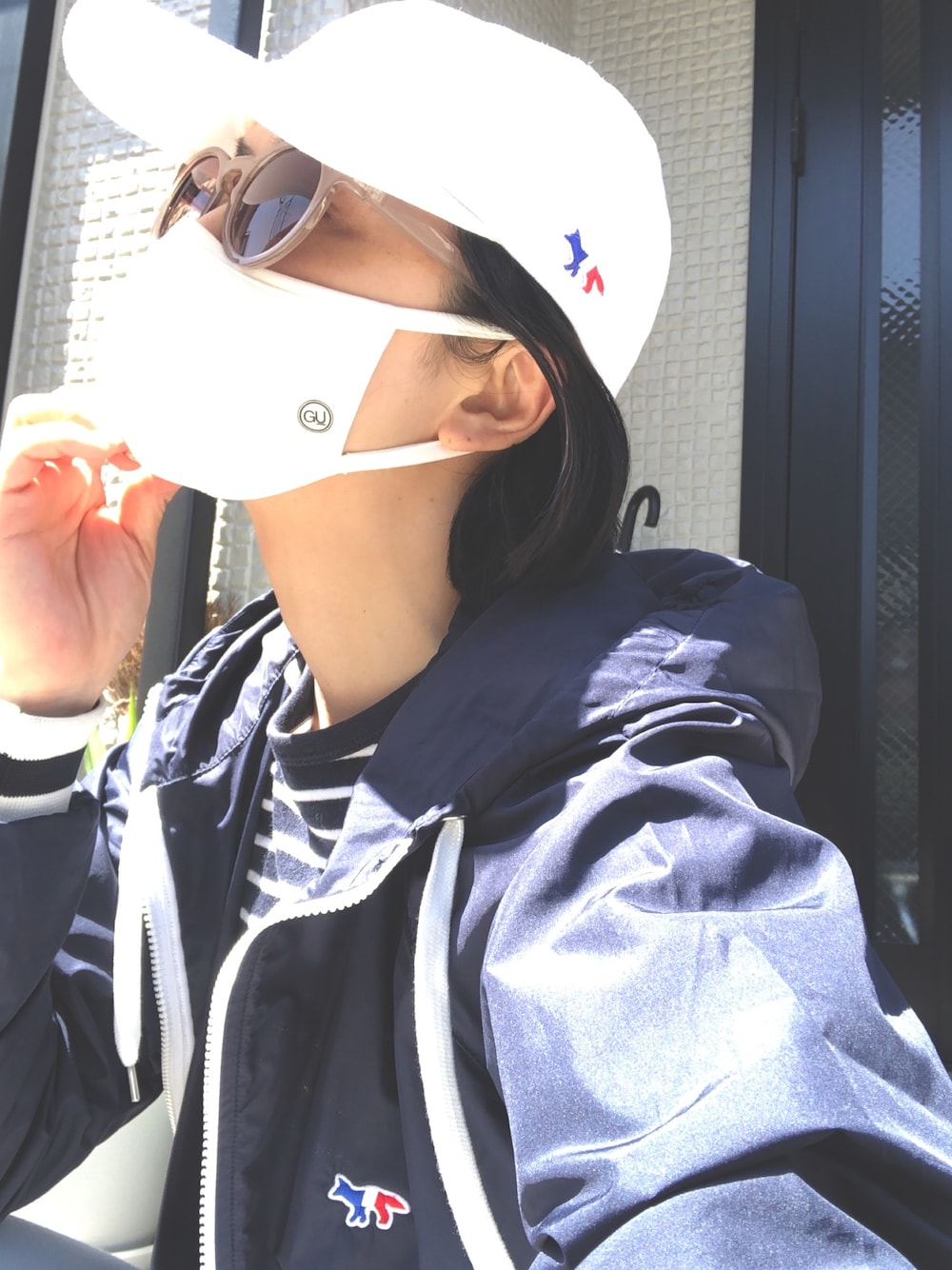 Maison Kitsune TRICOLOR FOX 6P CAP　キャップ Maison Kitsune（メゾンキツネ）の「CAP 6P TRICOLOR FOX PATCH