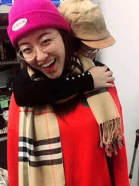 「ZARA（ザラ）のアイテム（ニット/セーター、ブラック系）」を使った、--Bumblebee-さん（レディース）の秋コーディネート