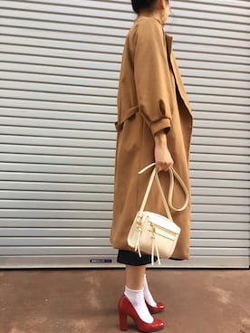 「Edit Sheen（エディットシーン）のアイテム」を使った、Edit Sheen_staff_yayoiさん（レディース・156cm）の春コーディネート