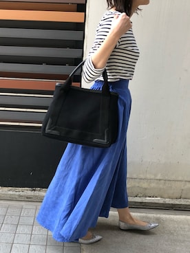 「A4バッグ」｜Edit Sheen_staff_yayoiさん（レディース・156cm）の春コーディネート