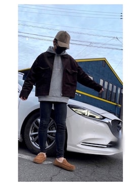 Hiromuさん（メンズ・172cm）の冬コーディネート