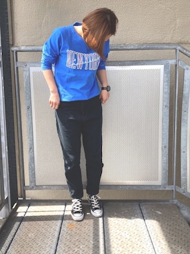 「CABANE de ZUCCa（カバンドズッカ）のアイテム」を使った、ryoさん（レディース・160cm）の春コーディネート
