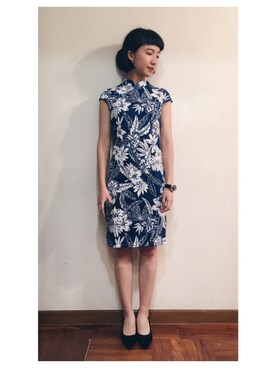 「PULL&BEAR（プルアンドベア）のアイテム（アクセサリー）」を使った、Yee Sing Fungさん（レディース・156cm）の春コーディネート