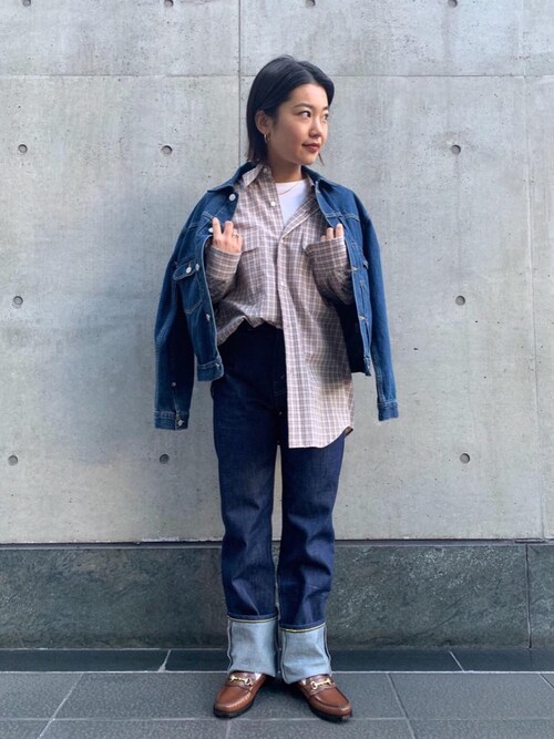 Ayumi ビューティ ユース ユナイテッドアローズ 京都ウィメンズストア Levi Sのデニムパンツを使ったコーディネート Wear