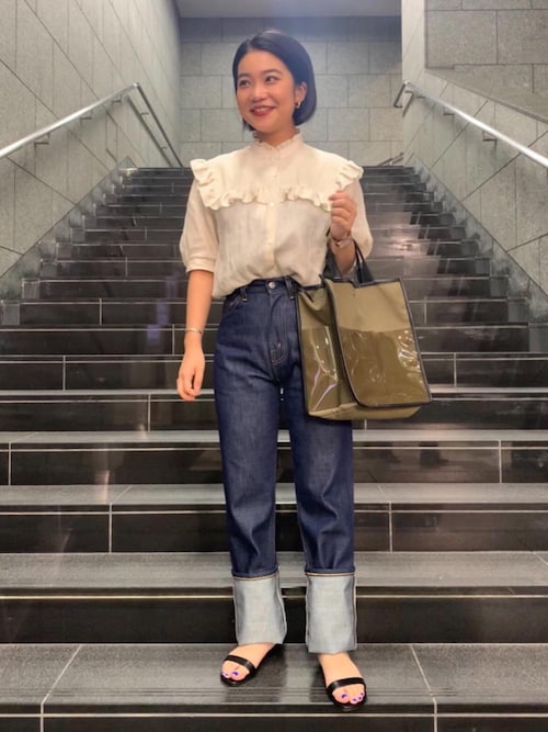 ビューティ ユース ユナイテッドアローズ 京都ウィメンズストアayumiさんのデニムパンツを使ったコーディネート Zozotown