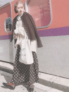 Sayaka Matsudaさん（レディース・154cm）の秋コーディネート