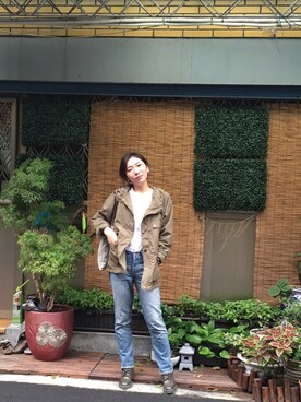 「5（ファイブ）のアイテム（ジャケット/アウター）」を使った、blue2813さん（レディース・165cm）の冬コーディネート