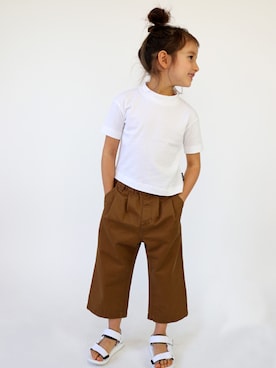 「quoti use fith（クゥオティ　ユース　フィス）のアイテム」を使った、COMECHATTO&CLOSETさん（キッズ・110cm）の春コーディネート