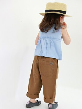 「quoti use fith（クゥオティ　ユース　フィス）のアイテム」を使った、COMECHATTO&CLOSETさん（キッズ・90cm）の夏コーディネート