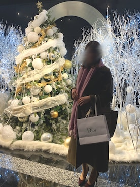 「CELINE」｜「アイテム（その他アウター）」を使った、yuunaさん（レディース・160cm）の冬コーディネート