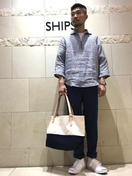 Ships 新宿店吉原さんのシャツ ブラウスを使ったコーディネート Zozotown