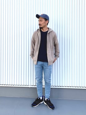 「ハラチライト」｜NAKAJI_BFさん（メンズ・174cm）の春コーディネート