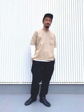 「COMMON PROJECTS（コモンプロジェクト）のアイテム」を使った、NAKAJI_BFさん（メンズ・174cm）の春コーディネート