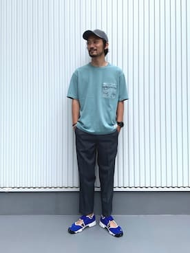 「SEIKO（セイコー）のアイテム」を使った、NAKAJI_BFさん（メンズ・174cm）の夏コーディネート