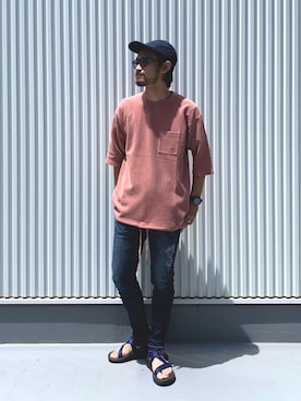 「SEIKO（セイコー）のアイテム」を使った、NAKAJI_BFさん（メンズ・174cm）の夏コーディネート