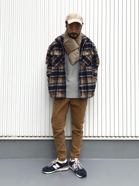 「BAYFLOW(BAYFLOW)」｜「アイテム（ブルゾン）」を使った、NAKAJI_BFさん（メンズ・174cm）の秋コーディネート